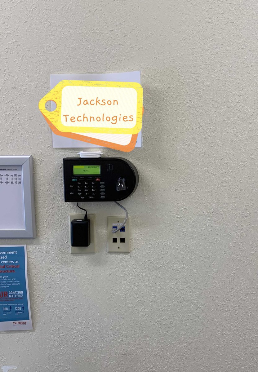 JCCHelp's tweet image. Installed this fingerprint door entry control system. With this equipment employees can track their log in/out, break and meal time.
#lowvoltagecabling #JacksonTechnologies #accesscontrolsystems #security #businesssecurity #dooraccesssystem #business #SME #securitysystem