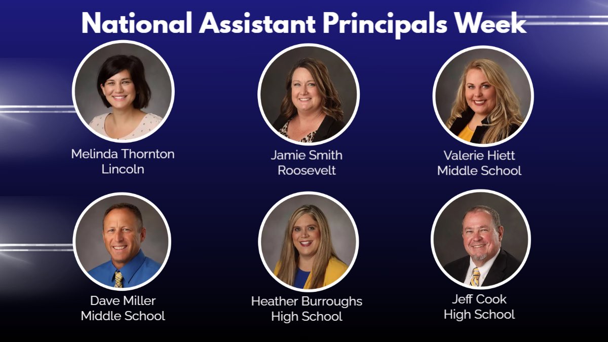 It is hard to have a good school foundation without an exceptional group of assistant principals and this group fits the mold!
Happy National Assistant Principals Week to our crew!