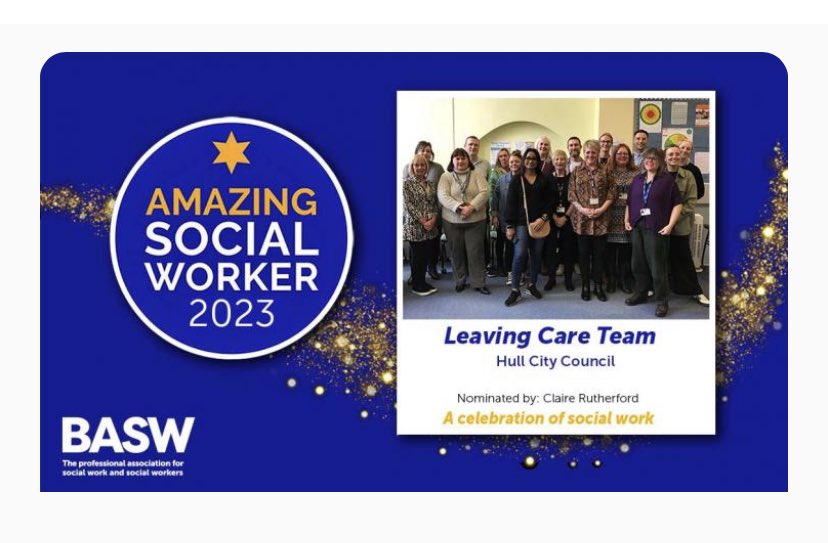 ClaireRhullcc's tweet photo. Well done to the Leaving Care Team &amp; RAST! Read the full story here, proud of you https://t.co/c3AnH75PkG @HullSWAcademy @Hullccnews @HullCCpauline https://t.co/Sff5xpbi51