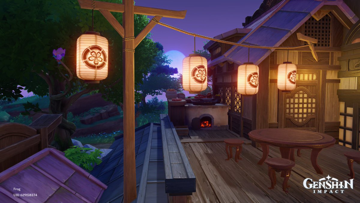 Frog_Of_Pog's tweet photo. NA Server
Silken Courtyard: Nodoka Terrace
"Resort"

Replica ID: 103708373478
total furnishing count: 190
+ includes sneaky Alchemist crafting bench + Forging Table

more images here: (https://t.co/FlCklAaaeR)
#sereniteapot #Genshinlmpact https://t.co/grM29liJDt