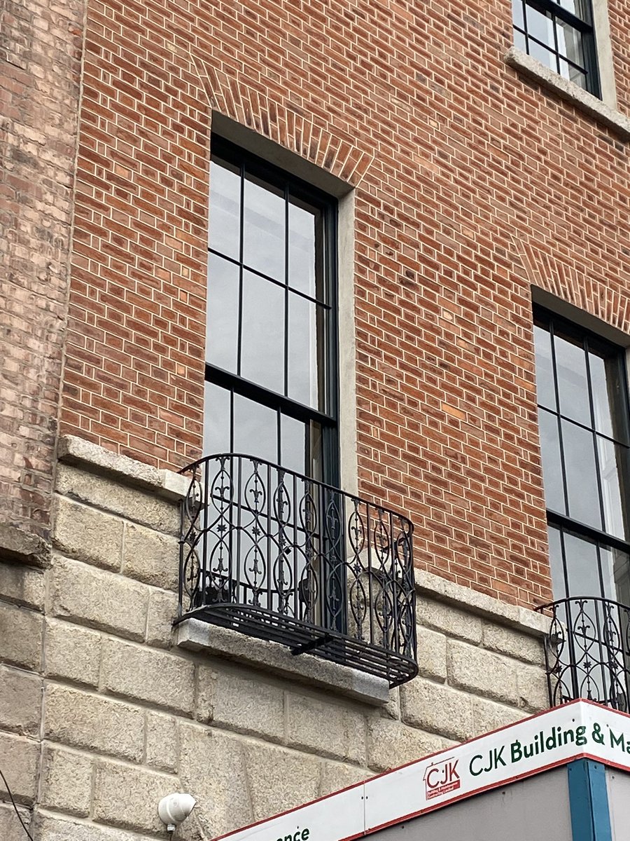The view along Palace Row on Parnell Square has a startling new focal point in the exquisitely restored Number 30 by <a href="/DMVFArchitects/">DMVF Architects</a>, <a href="/TheNolansGroup/">The Nolans Group</a> and <a href="/lambstongue/">Lambstongue</a> – arguably the square’s first facade ever to undergo a full conservation methodology. It is stunningly beautiful.