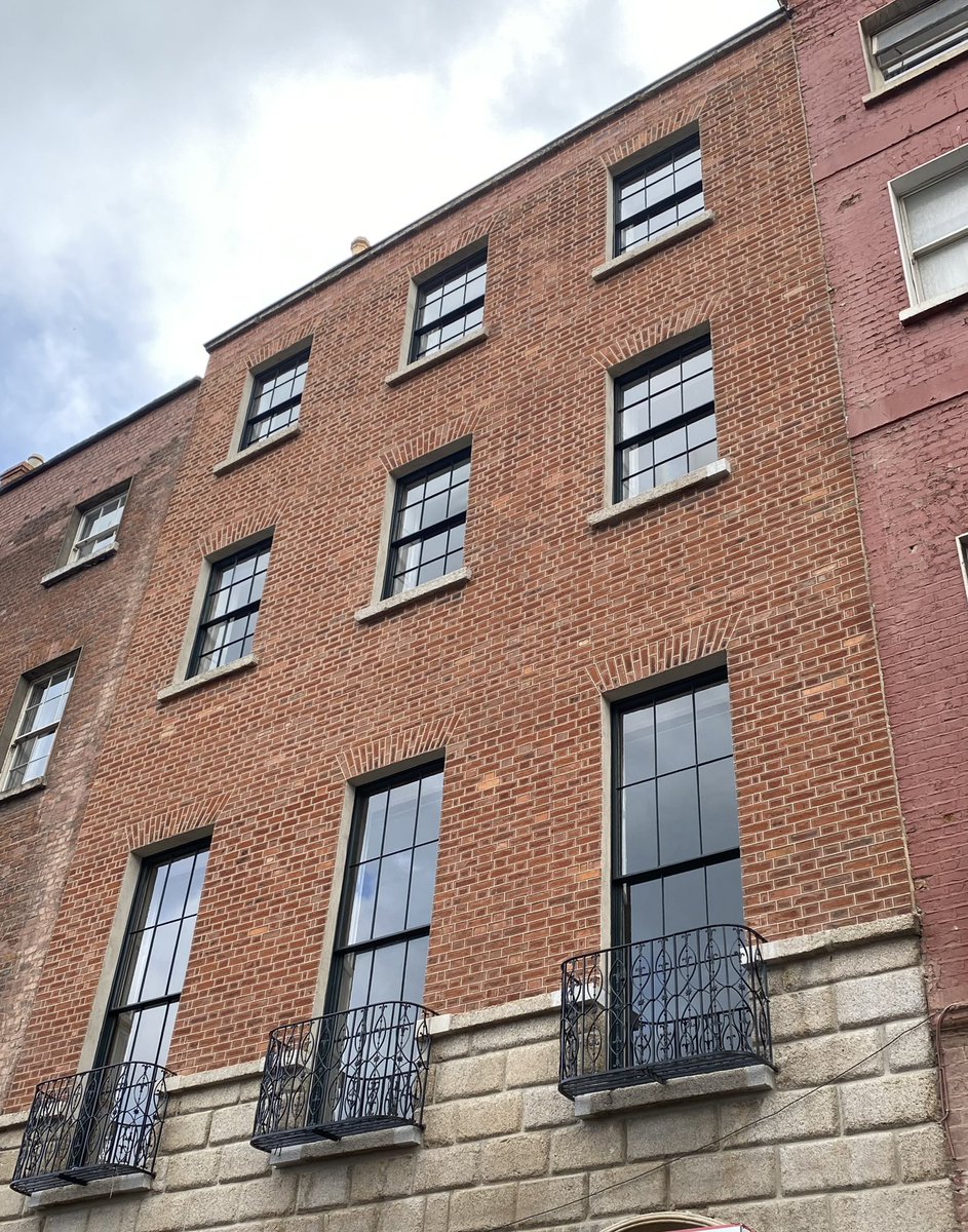 In an area that is currently experiencing a high volume of unauthorised works to Protected Structures, with multiple abandoned scaffoldings awaiting resolution, this heartening example by a trade union owner shows what can be achieved with traditional skills and the right advice.