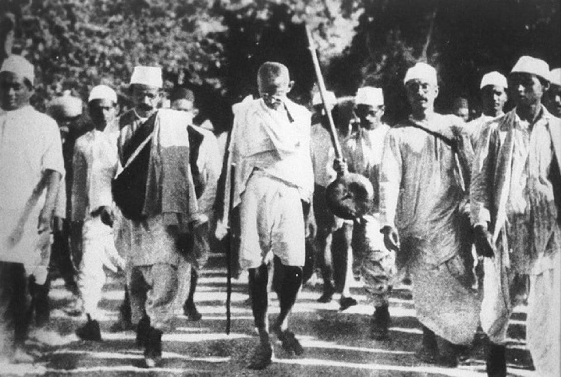 This day 93 years ago, a frail man in his loin cloth showed a mighty Empire the power of non violent civil disobedience. April 6, 1930 is a day to remember and can never be deleted from history books! Just salute the genius of Mohandas Karamchand Gandhi. Salute! 👍 👍