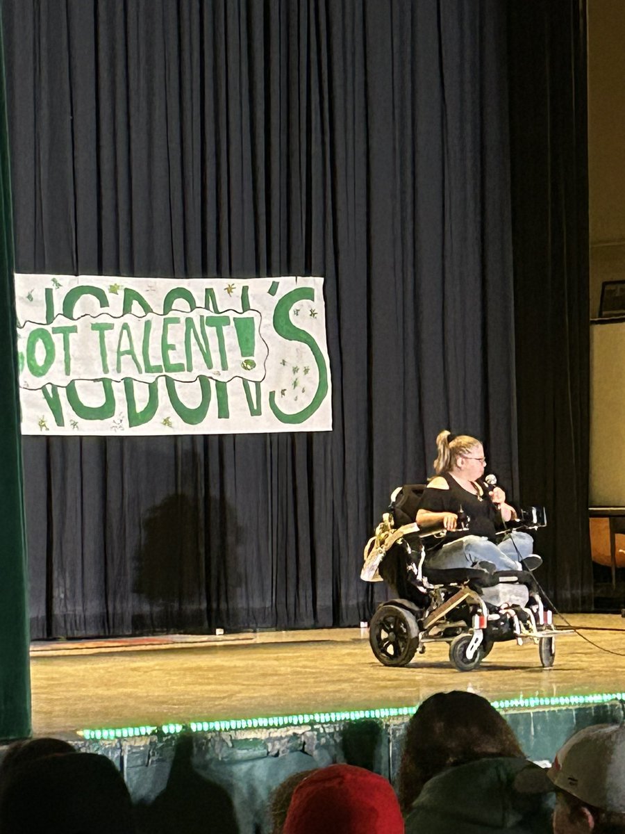 s_heffer's tweet photo. A little bit of dancing, singing, instruments and magic!  Courageous students took to the stage yesterday for Langdon’s Got Talent! #rvsed https://t.co/rUsKpePce9