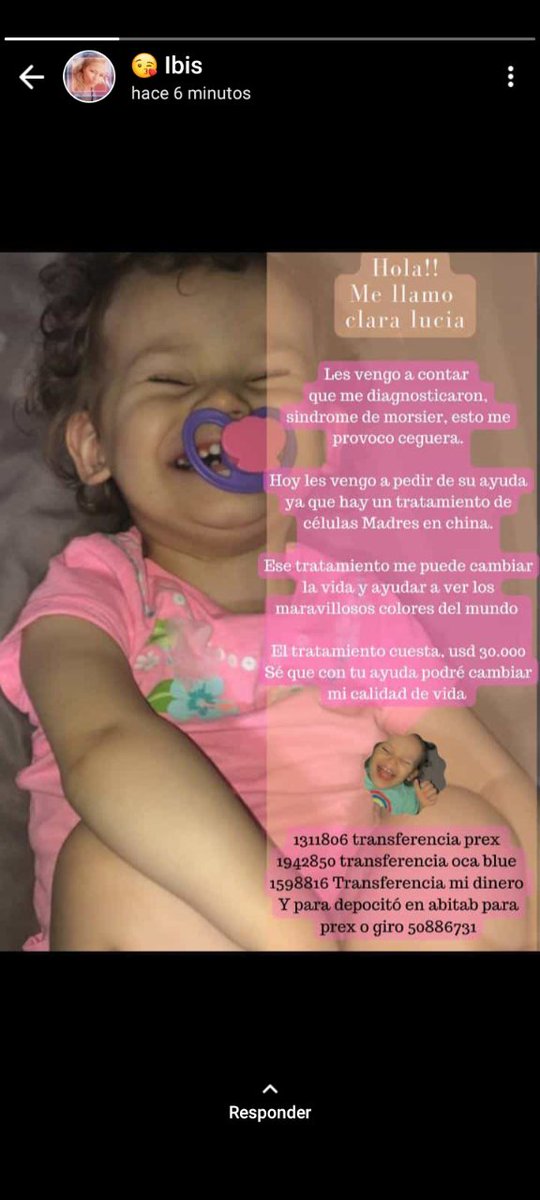 Vero16405228's tweet photo. @diegodelacurva Si pueden ayudar a difundir por favor 🙏 https://t.co/fucdYwpGAK