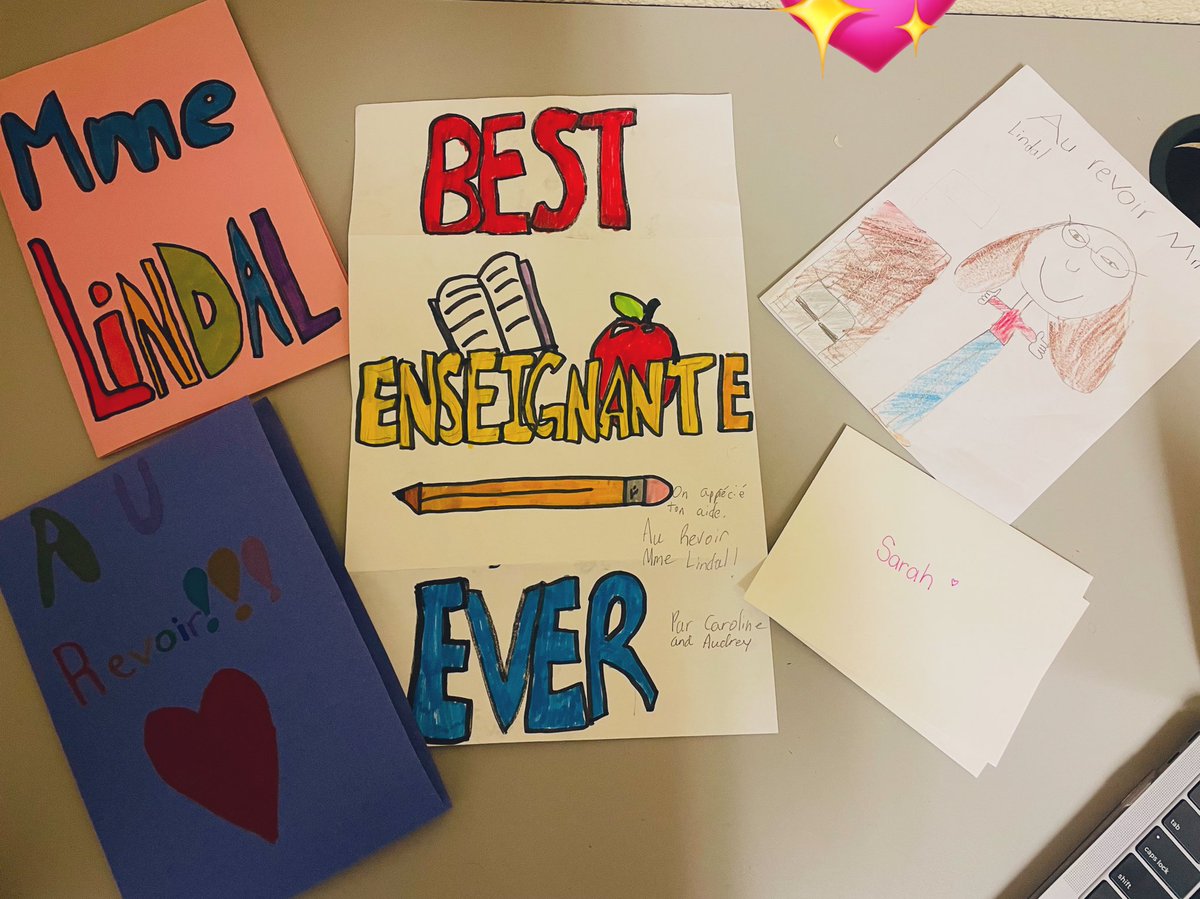 Well, that’s a warp <a href="/SunnysideEleme1/">Sunnyside Elementary</a> I am so grateful for all of the collaboration and learning over our time together. Feeling appreciated ❤️ Merci et à la prochaine!