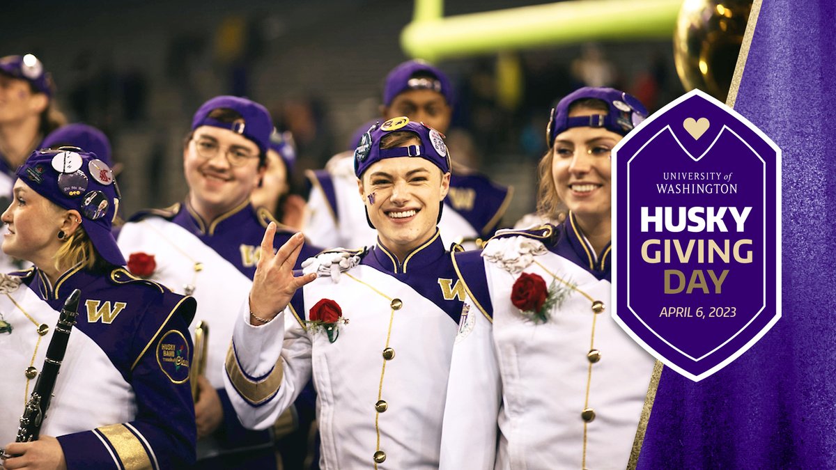 huskyband's tweet photo. Thanks for supporting the Husky Marching Band on #HuskyGivingDay!

You can help us reach our gift goals and unlock additional funds for our program: https://t.co/vni5J9aw6Z

#GoHuskies #TheLoyalBand https://t.co/LSuDo3RktC