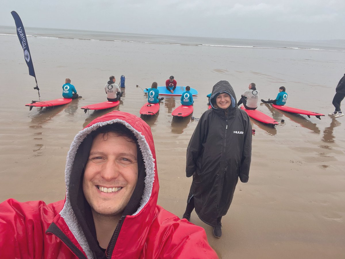 The weather in Scarborough hasn’t stopped some of our Stepping Up young people braving the rain ☔️ surfing with <a href="/WaveProject/">The Wave Project</a> developing key life skills, confidence, learning about comfort zones and testing our team work 👏🏼