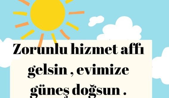 5.kez aff bekliyoruz.
<a href="/RTErdogan/">Recep Tayyip Erdoğan</a>
<a href="/tcbestepe/">T.C. Cumhurbaşkanlığı</a>
<a href="/tcmeb/">Millî Eğitim Bakanlığı</a>
#MebZorunluyuErtelemeAffet