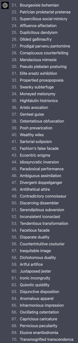 rlyerichiggins's tweet photo. @ColorOfGrey Here are 50 more, but "with the vocabulary of a tenured professor of communication from Oxford and Cambridge": https://t.co/lZE9Wv2tqU