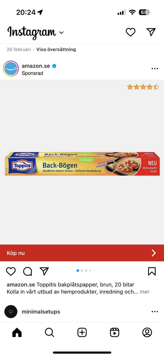 lacke's tweet photo. Den här reklamen för https://t.co/TgqV44RDM3 i mitt Instagram-flöde… 😳 https://t.co/s2ZMvHtZJs