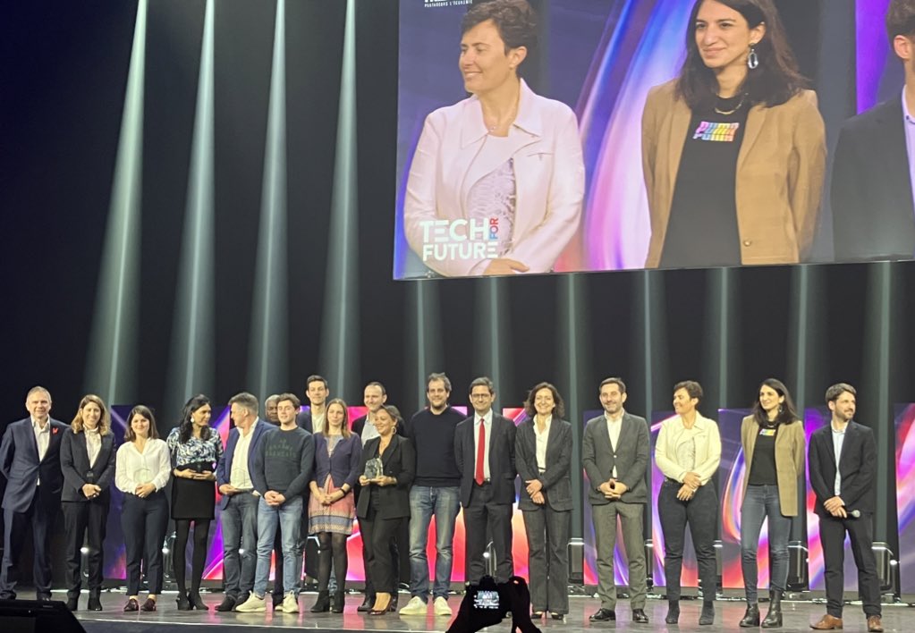 WAI_BNPP's tweet photo. La cérémonie #TechForFuture touche à sa fin. Bravo @LaTribune pour ce beau moment et surtout
Félicitations 🎉👏 aux start-up lauréates ! Vous êtes les pépites de la #Tech 2023 ! https://t.co/6J7962U99M