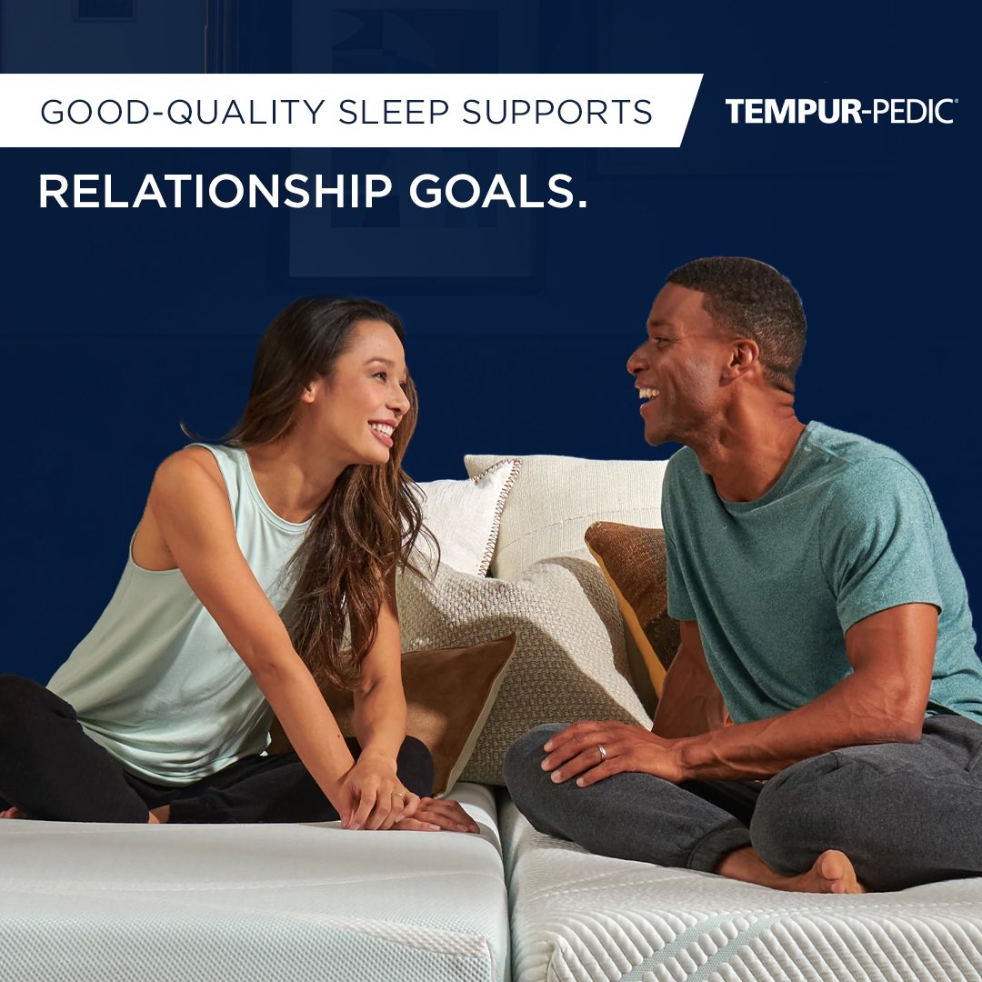 Because every relationship needs something that you both agree on… a split King configuration is 2 Twin XL mattresses that provide each of you with the comfort level you love. So you can stay in❤️❤️.

You’re welcome 🤭💤🌙 tempurpedic.ca

#DeepUndisturbedSleep