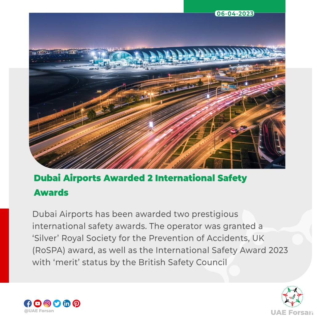 UAE Forsan on Twitter "Dubai Airports Awarded 2 International Safety