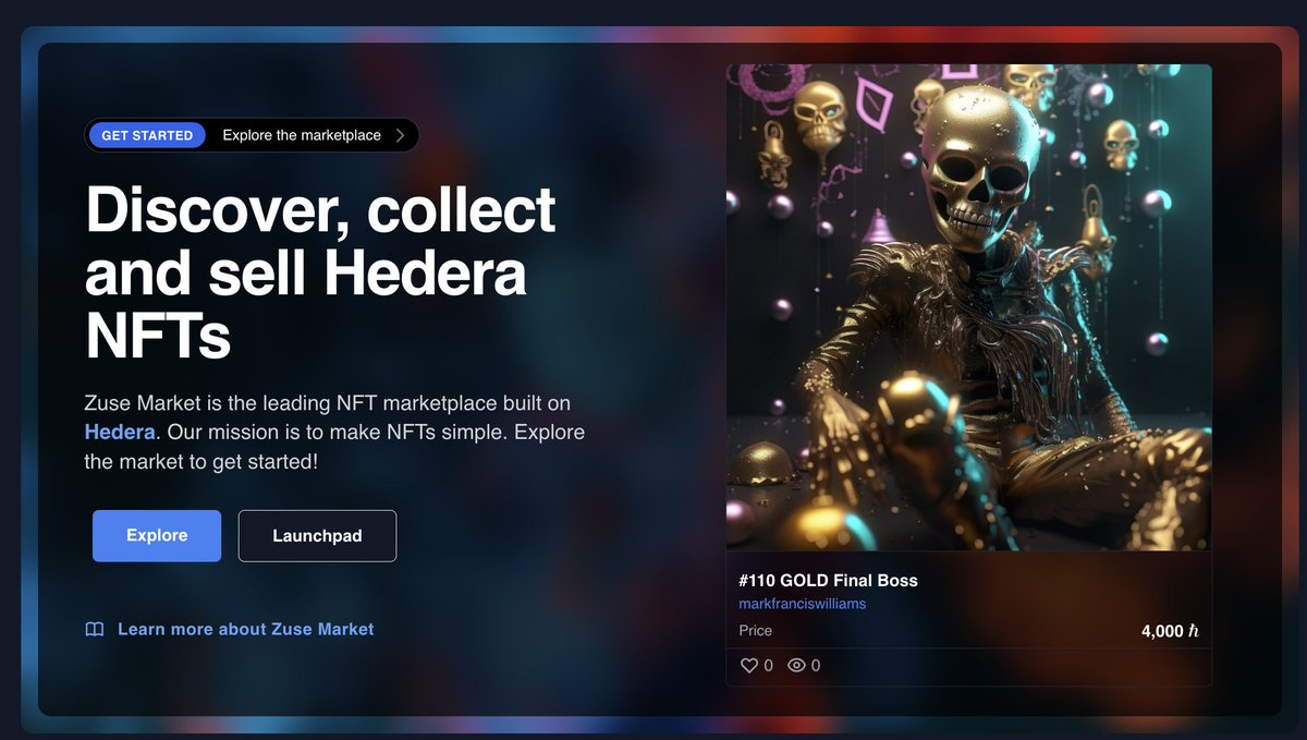 mfwArt's tweet photo. Sitting there like a BO$$! ✨🏆👑💰🎨🖼️🌟🔥💎

https://t.co/gOkfUGj0QO

Never tire of opening the site and seeing the work up on that @ZuseMarket front page 

#hbarbarians #hederanft #hbar #hedera #nftart https://t.co/bE5P1ogPzZ
