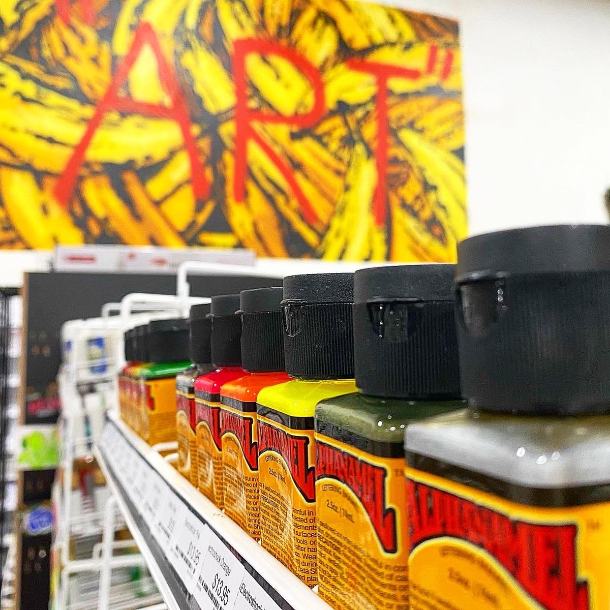 RawMaterials's tweet image. but so versatile it can be used as a leather as well as an airbrush paint. 🛍🛒

#Alphanamel #EnamelPaint #SignGraphics #PinStripers #GlassPaint #ShopLocal #Art #Artists #ArtSupplies #ArtSupplyStore #DTLA #LosAngeles #DowntownLA #LAFashionDistrict r