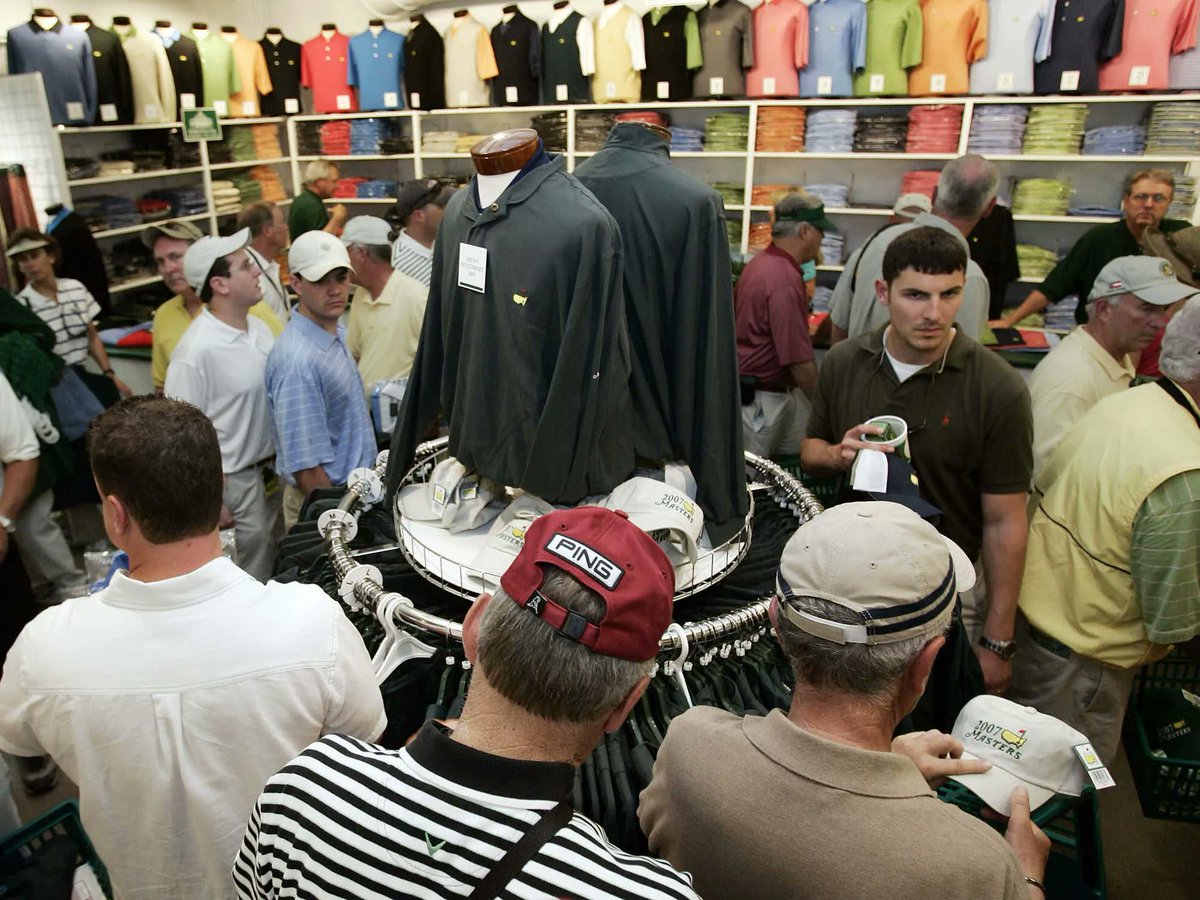 The Masters Merch Store Reportedly Makes About $1 MILLION Per Hour This Weekend, Which Somehow Seems Low barstoolsports.com/blog/3462523/t…