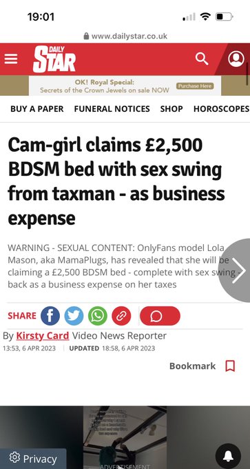 Back in the @dailystar 👀  https://t.co/TfJs14NIk6  https://t.co/OdUpCk6beX https://t.co/tknYRQj1e4<a class="tags" target="_blank" title="On Twitter" href="/?out=eyJ0eXAiOiJKV1QiLCJhbGciOiJIUzUxMiJ9.eyJpYXQiOjE3MjA3NDkzMzQsImlzcyI6InR3cG9ybnN0YXJzLmNvbSIsIm5iZiI6MTcyMDc0OTMzNCwiZXhwIjoxNzUyMjg1MzM0LCJyZWRpcmVjdF91cmwiOiJodHRwczovL3R3aXR0ZXIuY29tL2RhaWx5c3RhciJ9.yOWh1Pa-URgqE6l4ddBJxk5vMrIoCucjDpu_Ad9sbm3H8wxfBOeDazMcBh3l5XjXbIKaUu9aJRnGeUmrnmdHMg">@dailystar</a>