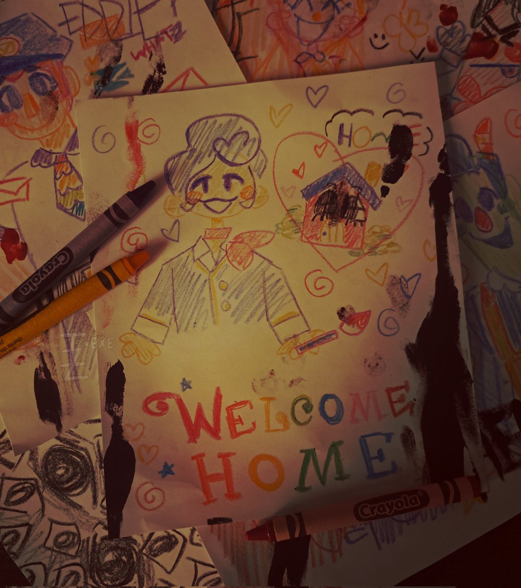 SketchQuill on X: Made some more Welcome Home art (~-ω-)~ #WelcomeHome  #welcomehomearg  / X
