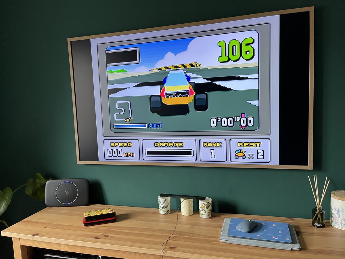 TweetMLee's tweet photo. Finally checked out a few of @kandowontu’s SNES FastRom enhancements. Stunt Race FX was my favourite. Smoother and more responsive! Thanks to @MyLifeInGaming for highlighting these ROM enhancements in your recent episode too. #SNES https://t.co/jaaaW6ayau