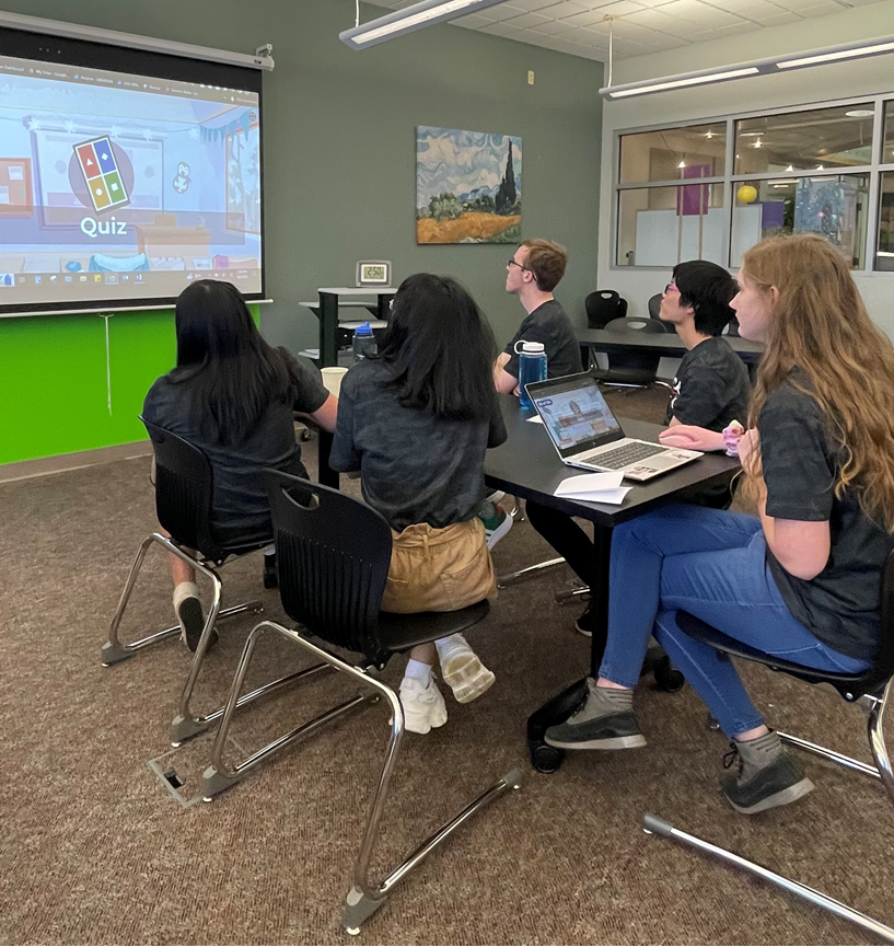 CHSLibrary1's tweet image. Yesterday these amazing students competed in the virtual HS Battle of the Books!

We don&apos;t know the results yet... but they worked so hard and they had a blast! (plus a yummy snack in between rounds @insomniacookies)

@CentralBulldog 
#chslibrary #spslib #SPSBoB