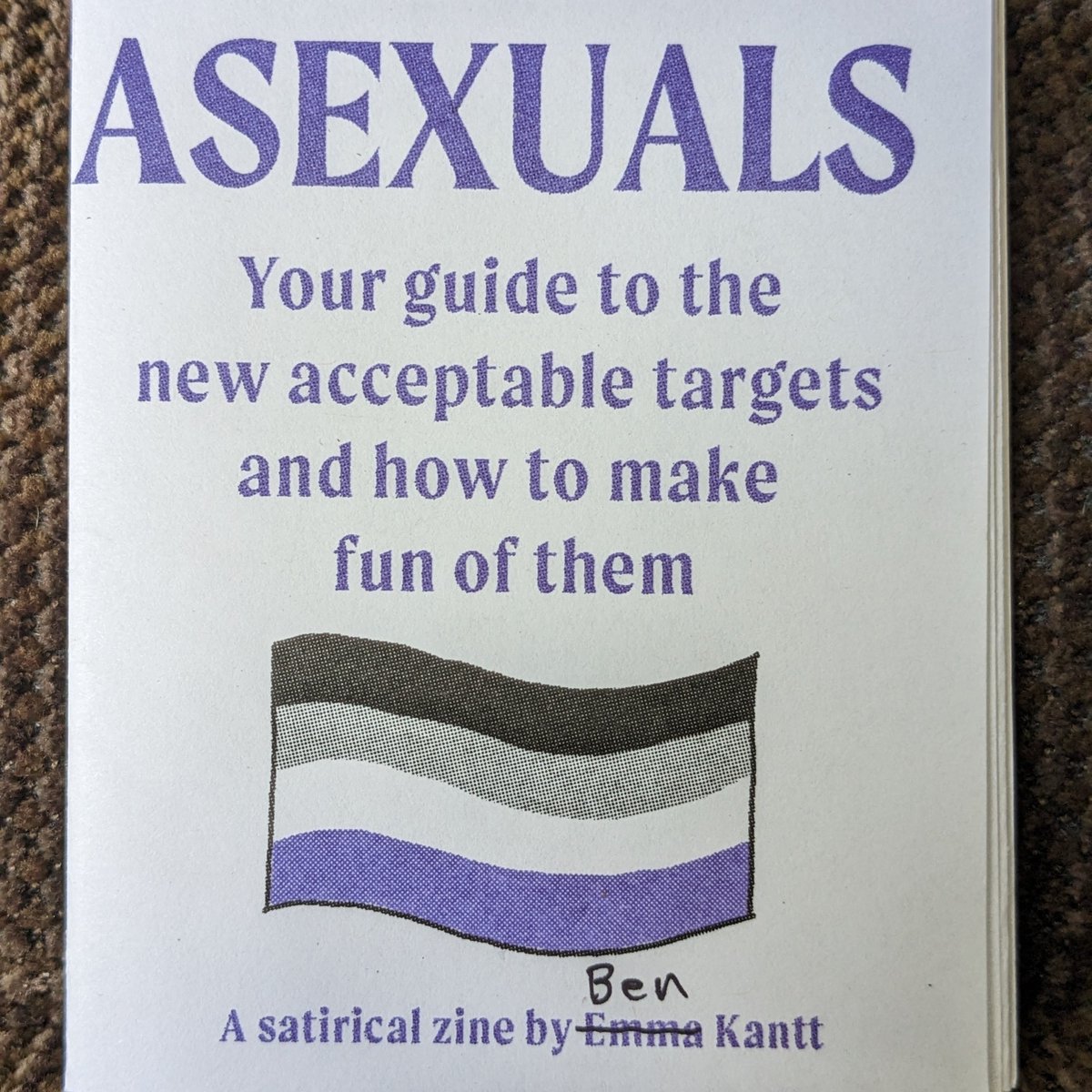 The Ace Couple on Twitter "We really enjoyed this zine from Ace, Trans