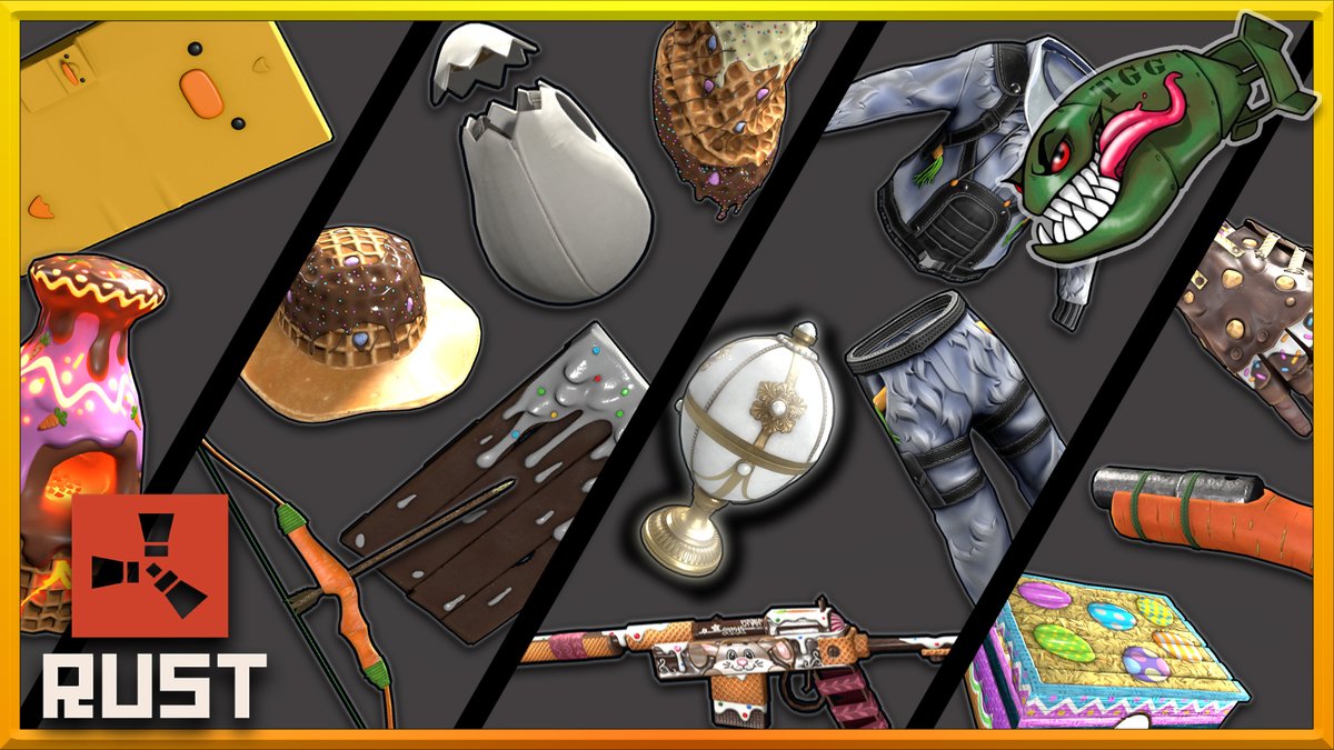 Check out this week's <a href="/playrust/">Rust</a> skins with me youtu.be/mJttjYtLn50 #Rust #rustskins Get them here - store.steampowered.com/itemstore/2524…