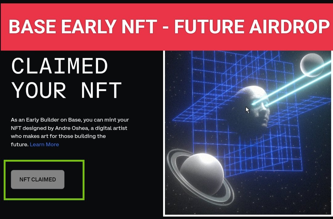 TrickyDao's tweet photo. π¨π¨ Claim @BuildOnBase Early Builder NFT - Possible Airdrop
β‘οΈβ‘οΈ https://t.co/8xujpAUsT8
Like β₯οΈ Retweet π
#BuildOnBase #basenft #baseaidrop #Coinbase https://t.co/jHYq9NocgM