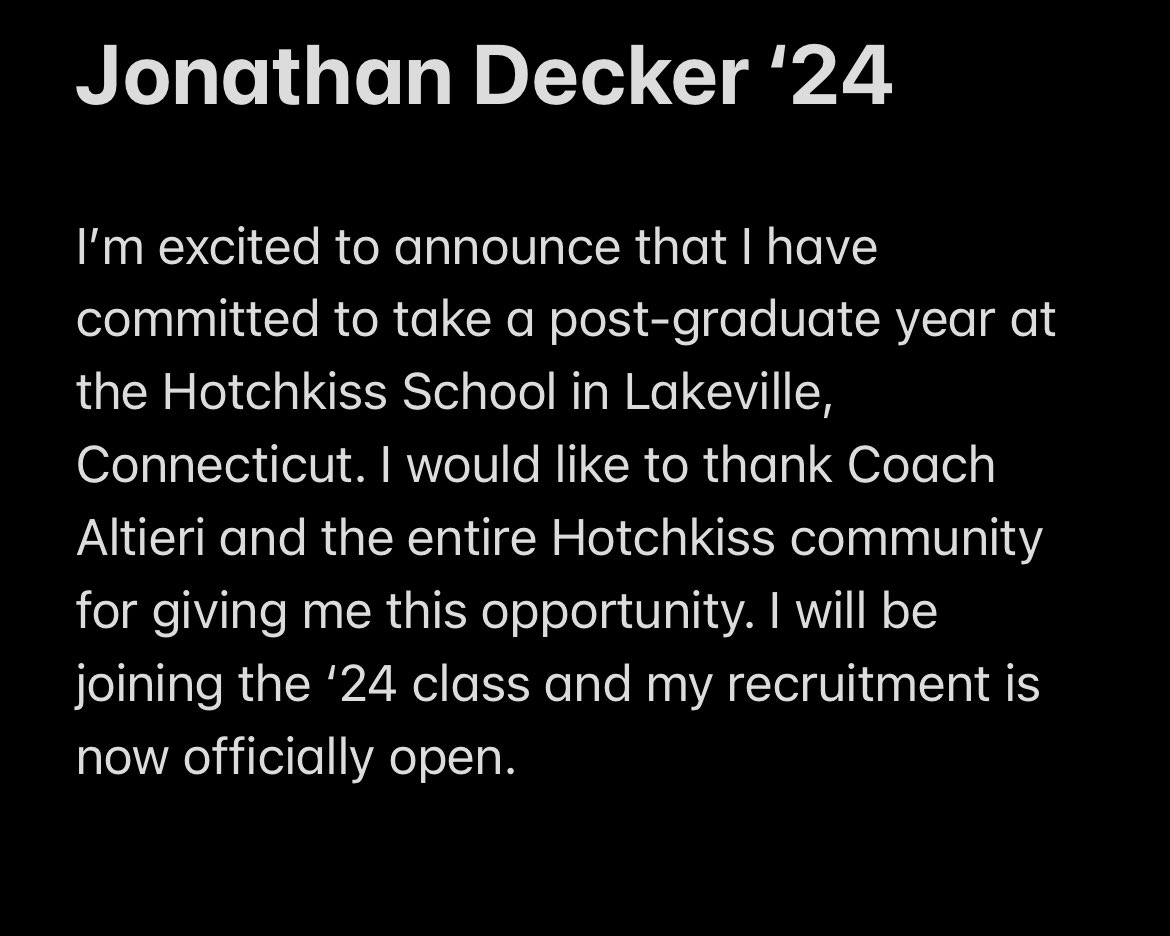 Jonathan Decker tweet media