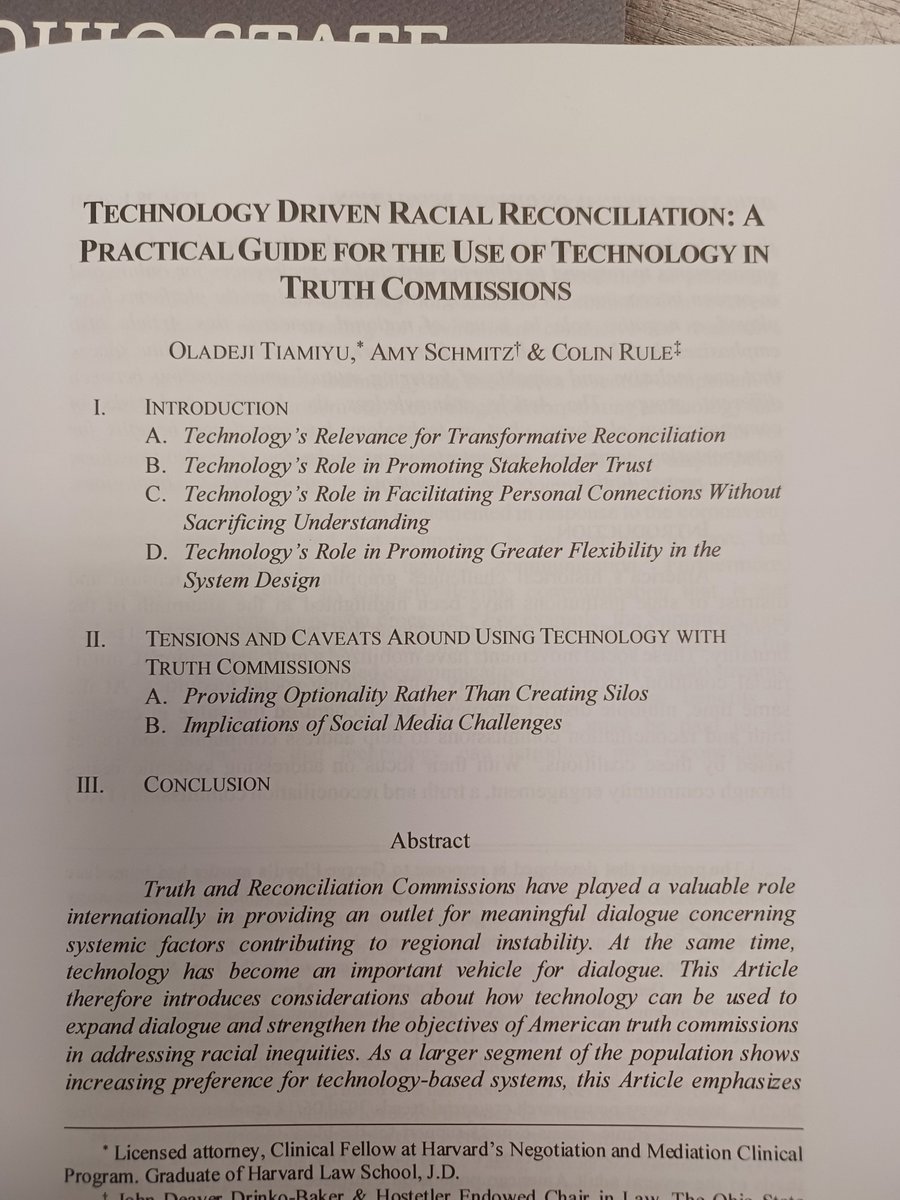 Great to see our article in print @OSU_Law <a href="/OhioStateJDR/">Ohio State JDR</a> @crule <a href="/TrustDCP/">Trust DCP</a> <a href="/HNMCP/">Harvard NMCP</a> love writing with friends 😀