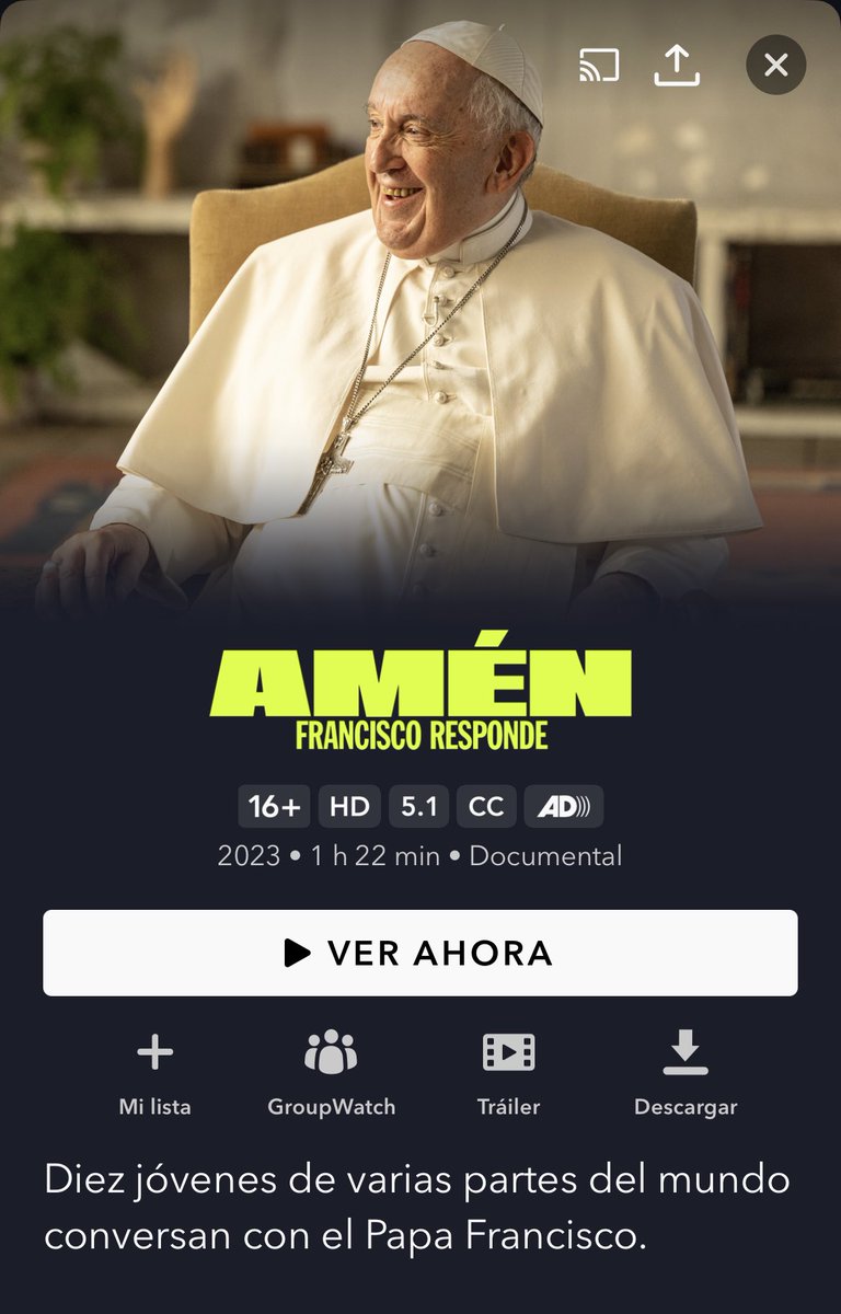 xiskya's tweet photo. Que buena iniciativa la de @jordievole con esta mega entrevista. Altamente recomendada. Impresionante que el Papa se haya prestado a ella. Me dice cuánto deseo tiene de acercar la Iglesia a los jóvenes. 

Las preguntas que le hacen son las que le haría cualquier joven. https://t.co/Fa2J5jwWuQ