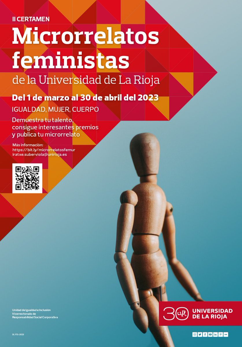 iratxeso's tweet photo. #UR #relatos #certamen #genero #feminista
Participa. Puedes ganar más de 3 euros por palabra. https://t.co/tCYbtJvvYF