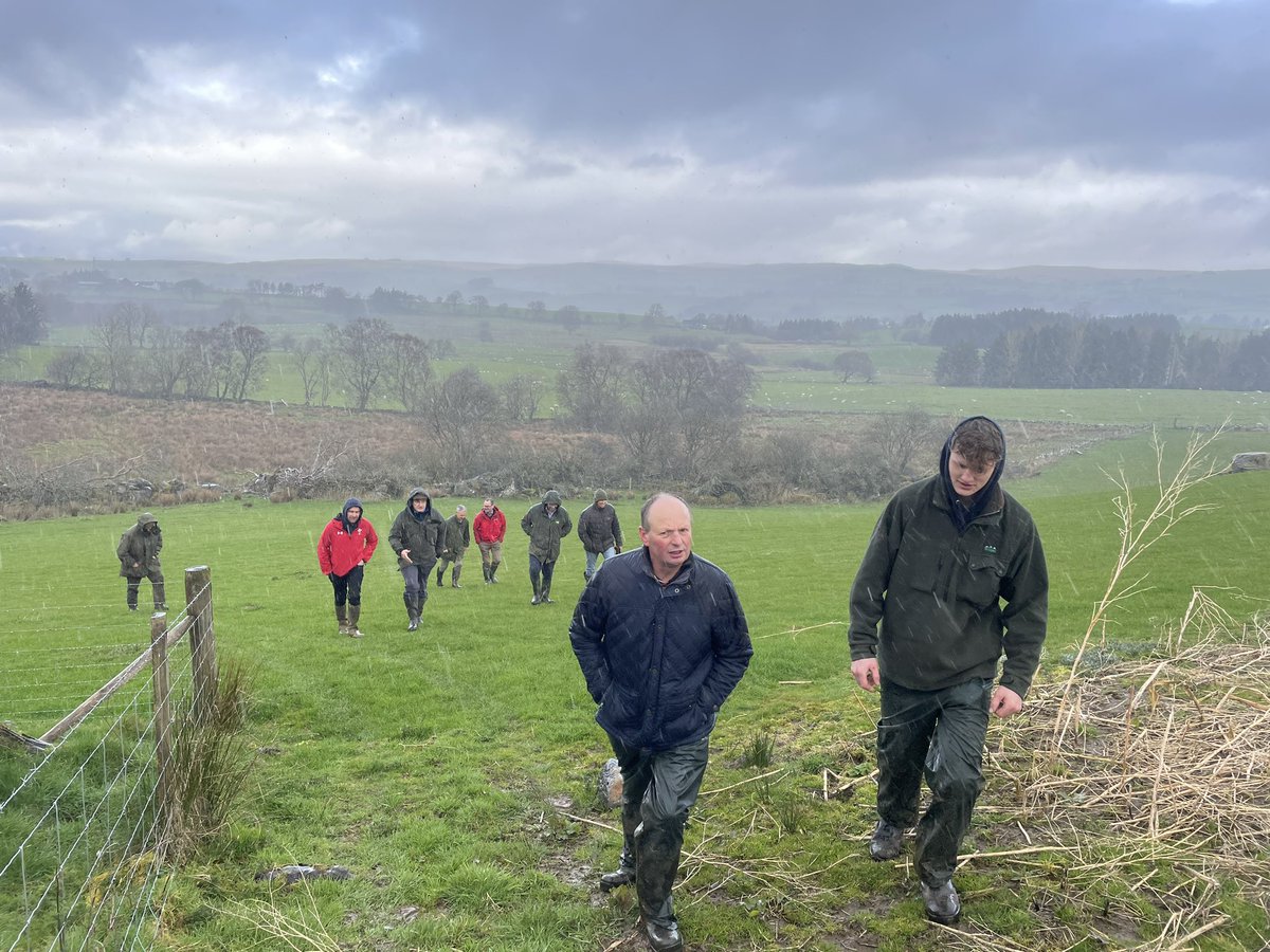 Diwrnod da efo @GwctWales ar fferm Gilar ger Pentrefoelas heddiw. Thanks to the Game & Wildlife Conservation Trust for a stimulating visit to Gilar farm today and an opportunity to discuss the Sustainable Farming Scheme and other issues.