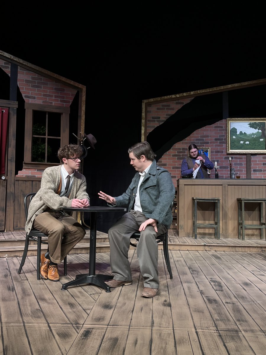 NewEngCollege's tweet photo. Check out our Spring Play sneak peek! Join us tonight, tomorrow, or Saturday for a hilarious comedy written by Steve Martin! Grab your tickets today 📷 https://t.co/7iksNDL3Vc… #henniker #newenglandcollege #collegeplay https://t.co/cdWnpyVKcv