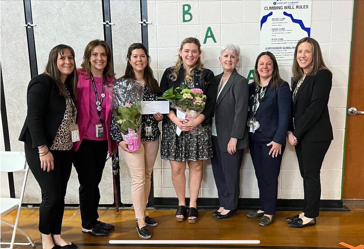 Congratulations to the New Milford Public School District Teacher of the Year, Mrs. Curiel! 💐