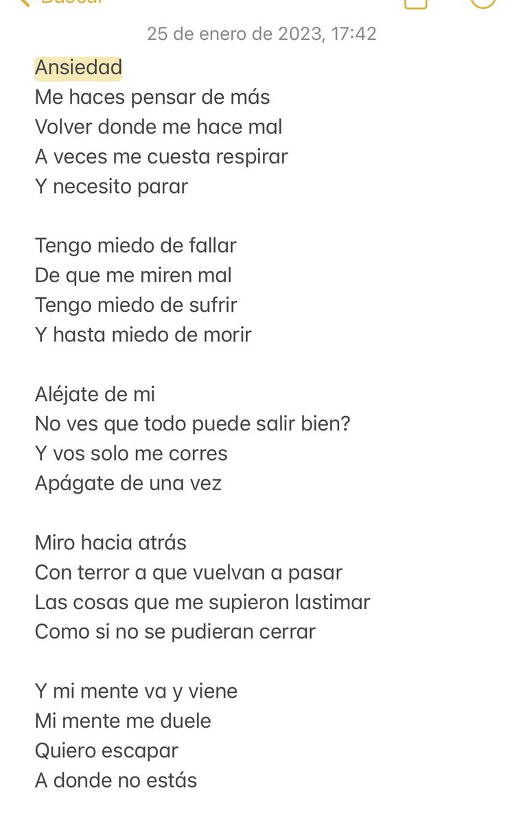 Un día le escribí esto a mi ansiedad. Lo convierto en canción?