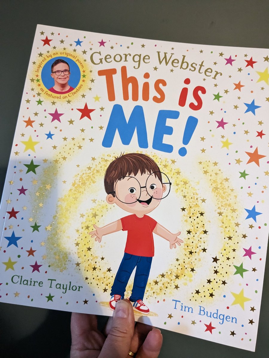 This next picture book simply glows! This is Me! written by #GeorgeWebster & #ClaireTaylor with sparkling artwork from @timbudgen