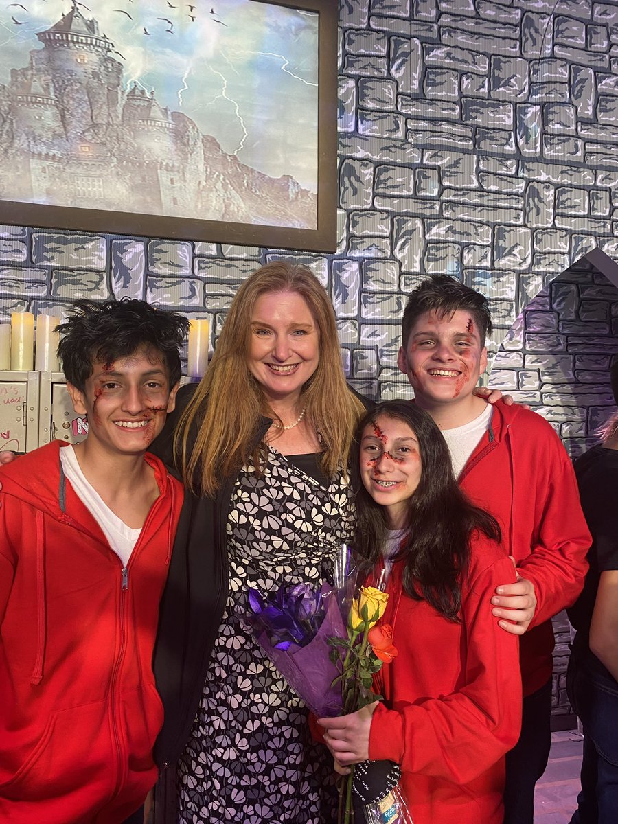 This Zombie mama is so proud of her Zombie kids, Todd, Rob, and Bob, in Doty's amazing drama production of Transylmania last week!