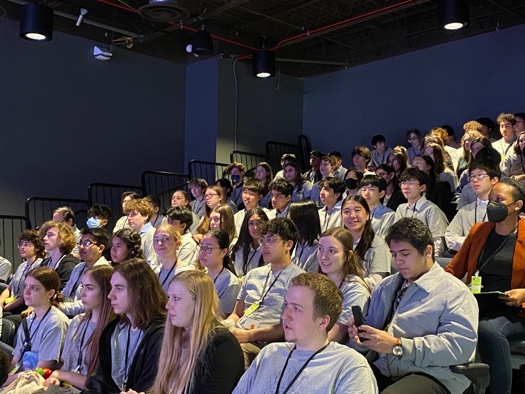 RevvityInc's tweet image. We&apos;re so impressed by how @MrGorman1 has inspired @NipmucRegional #STEM students this week. We are a proud benefactor sponsor of the EPIC Challenge Symposium at @NASAGoddard @NASA #STEM #CoolScience