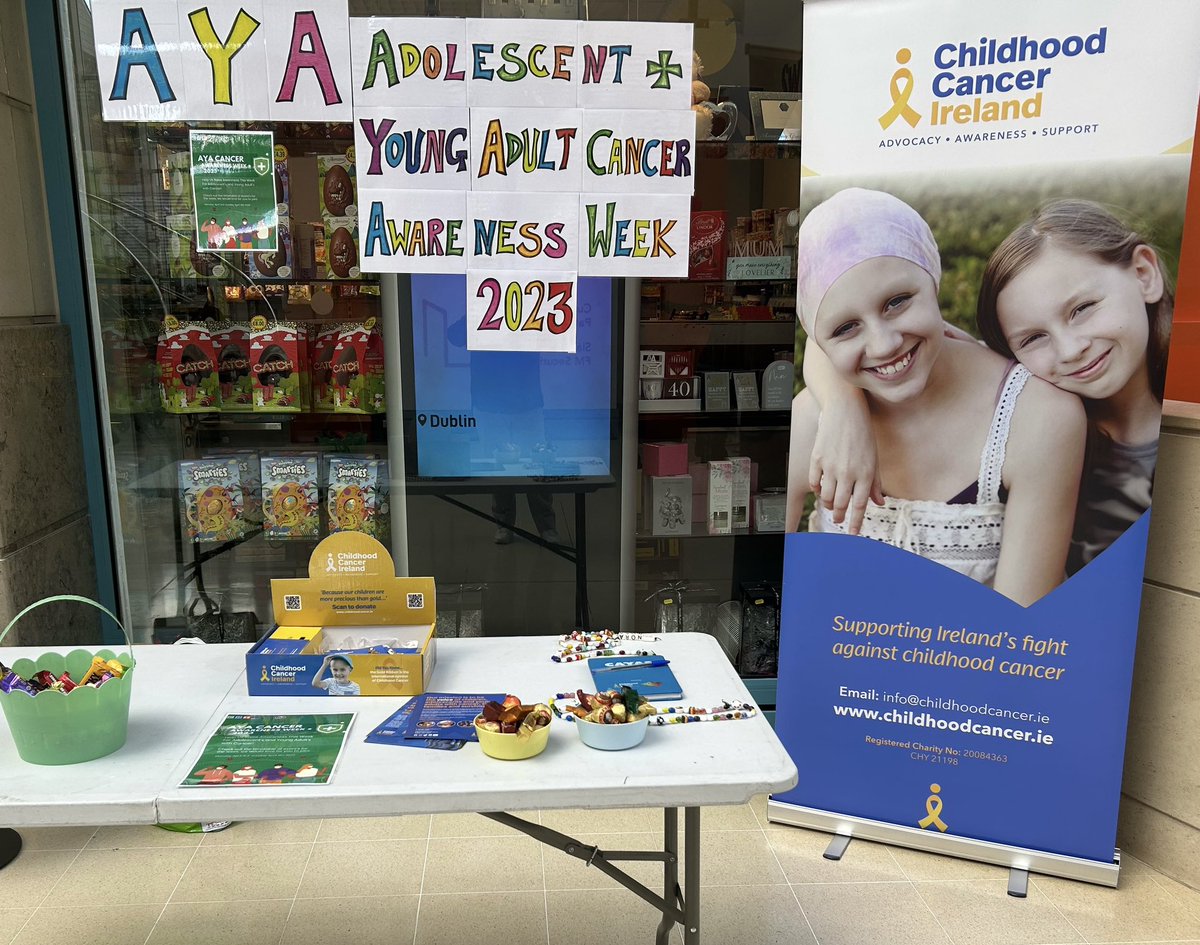 Honoured to highlight #AYACancer with <a href="/Joy222Lewis/">Joy Lewis</a> at <a href="/stjamesdublin/">St James's Hospital</a> #AYACSM