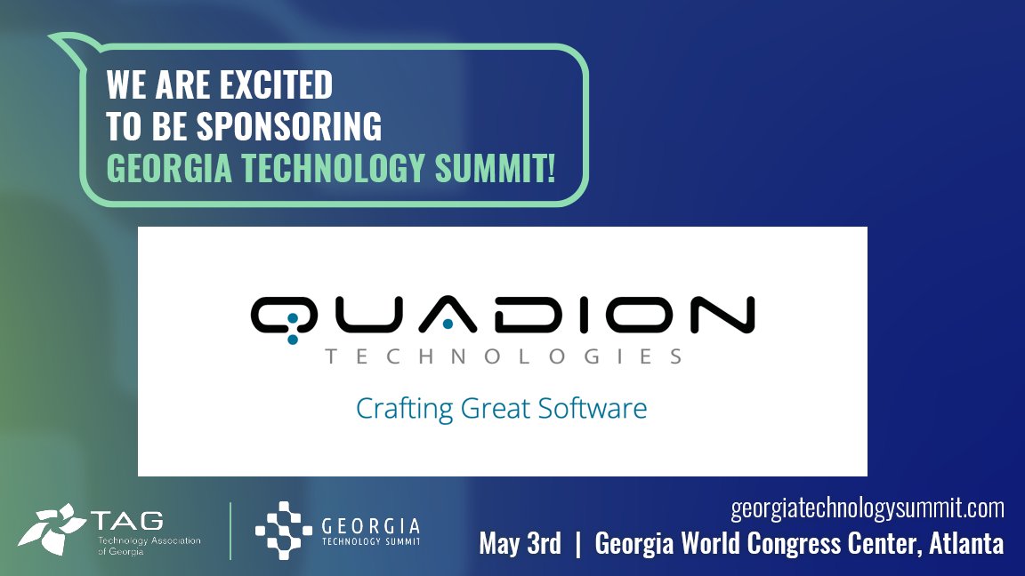 We are excited to be a sponsor of Georgia Technology Summit on May 3rd! 

This year, we’re coming together to talk about how technology and innovation are driving high-performance teams. 

Join us and secure your ticket today! Register at georgiatechnologysummit.com/register/

#GTS23