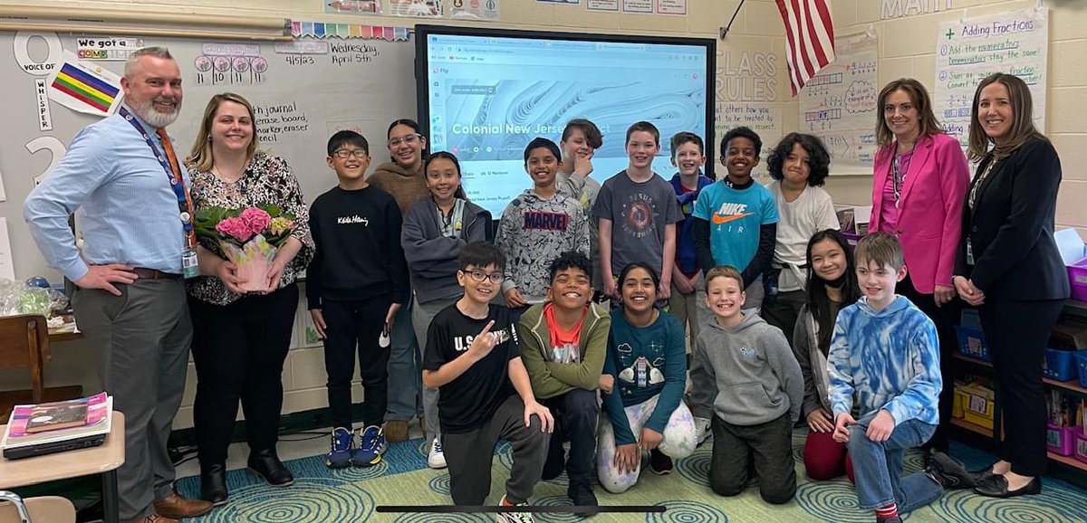 Congratulations to the a Berkley Street School Teacher of the Year, Ms. Poeschl!! 💐