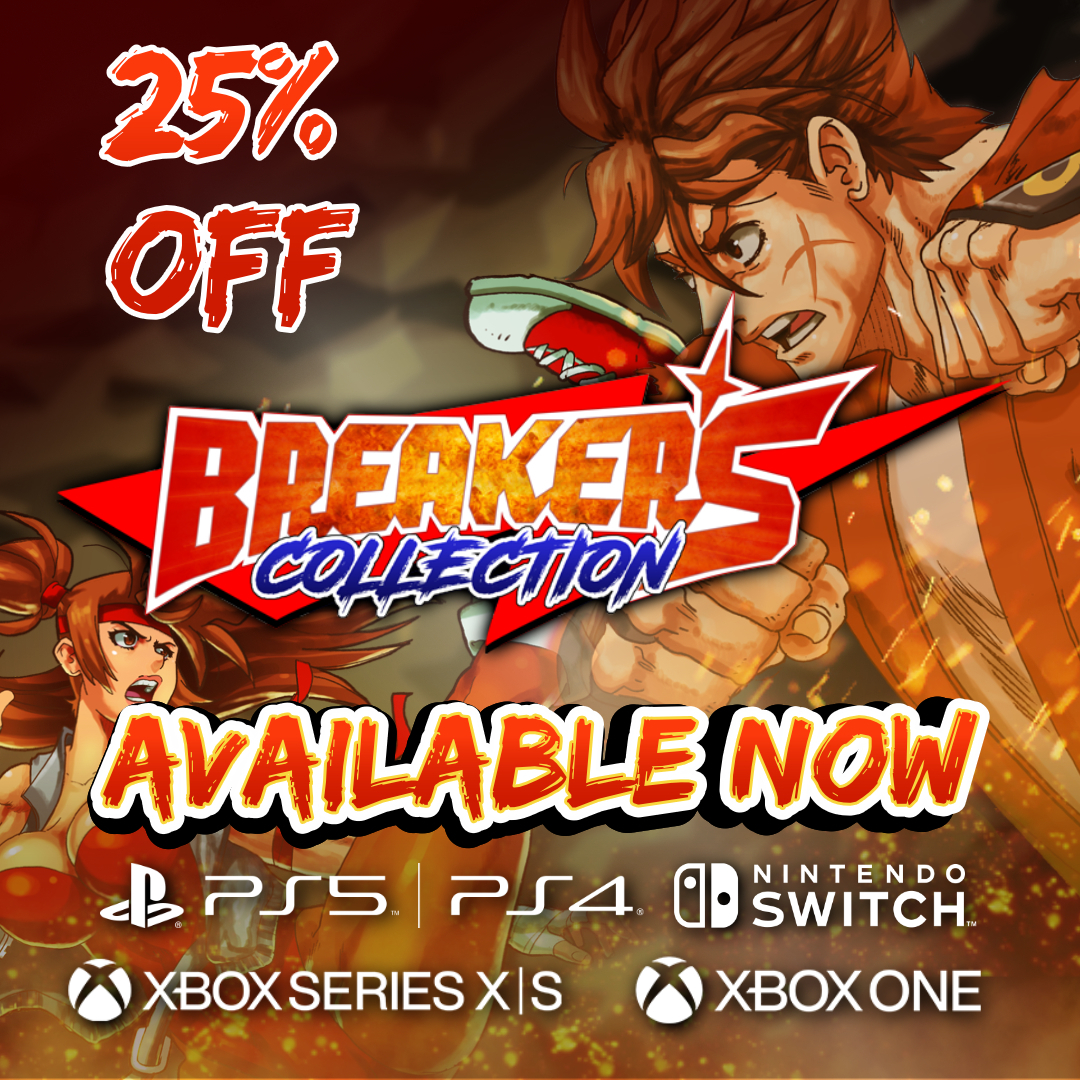 qubytegames's tweet photo. Breakers Collection is 25% off across all platforms for limited time!

Make sure you don't miss the chance to get this amazing fighting game 👇

Steam: https://t.co/NOUzu9QS1M
PlayStation: https://t.co/mebA45qJ4U
Xbox: https://t.co/oqBnQ47JjB
Switch: https://t.co/fUQzCQ1fLv https://t.co/t556JBmAnz
