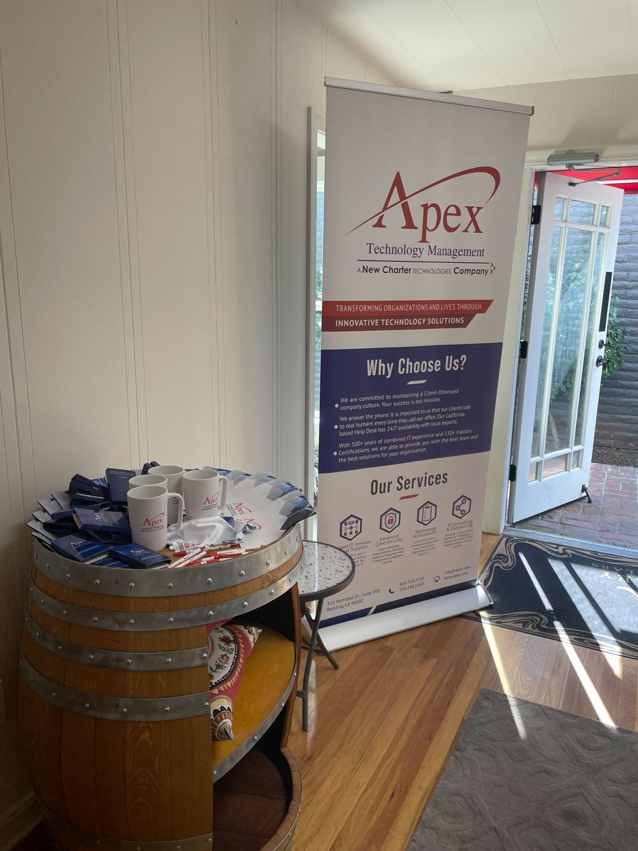 apextechmgmt's tweet image. We loved connecting with our community and getting the latest info on dealing with the ever changing #threatlandscape earlier this week led by Cyber74 and ConnectWise, followed by amazing wine tasting led by Moseley Family Cellars! 
#advancedcybersecurity #cybersecurityroadshow