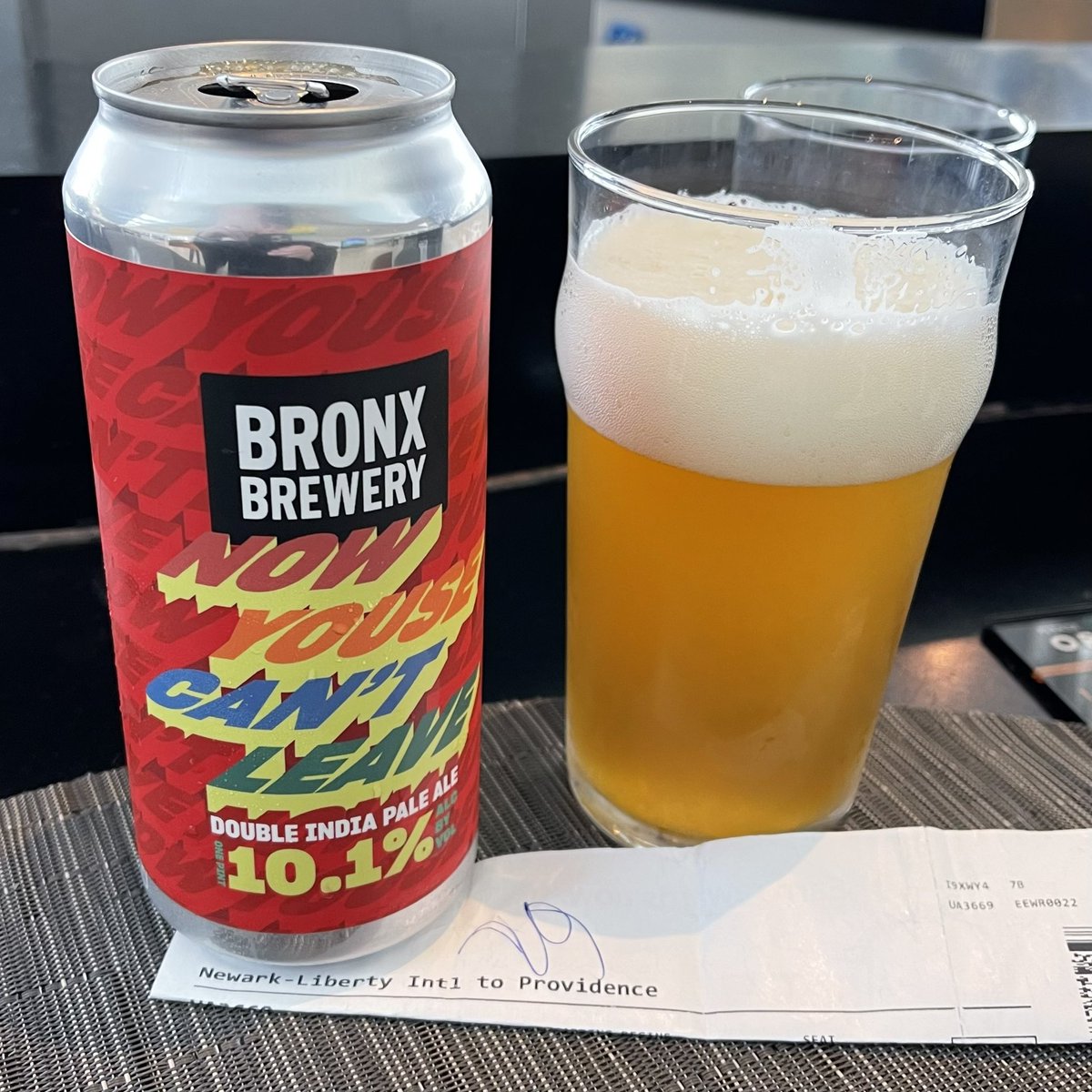 Flight lines with <a href="/thisbeer/">ThisBeer</a> from <a href="/TheBronxBrewery/">The Bronx Brewery</a>. #thisbeer #goodbeer #doubletrouble #donttazemebro #CraftBeer #thebronx