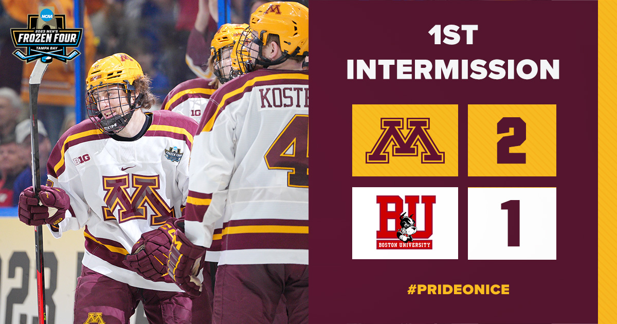 GopherHockey's tweet photo. #Gophers on top after 20! https://t.co/W9axa9JNbJ