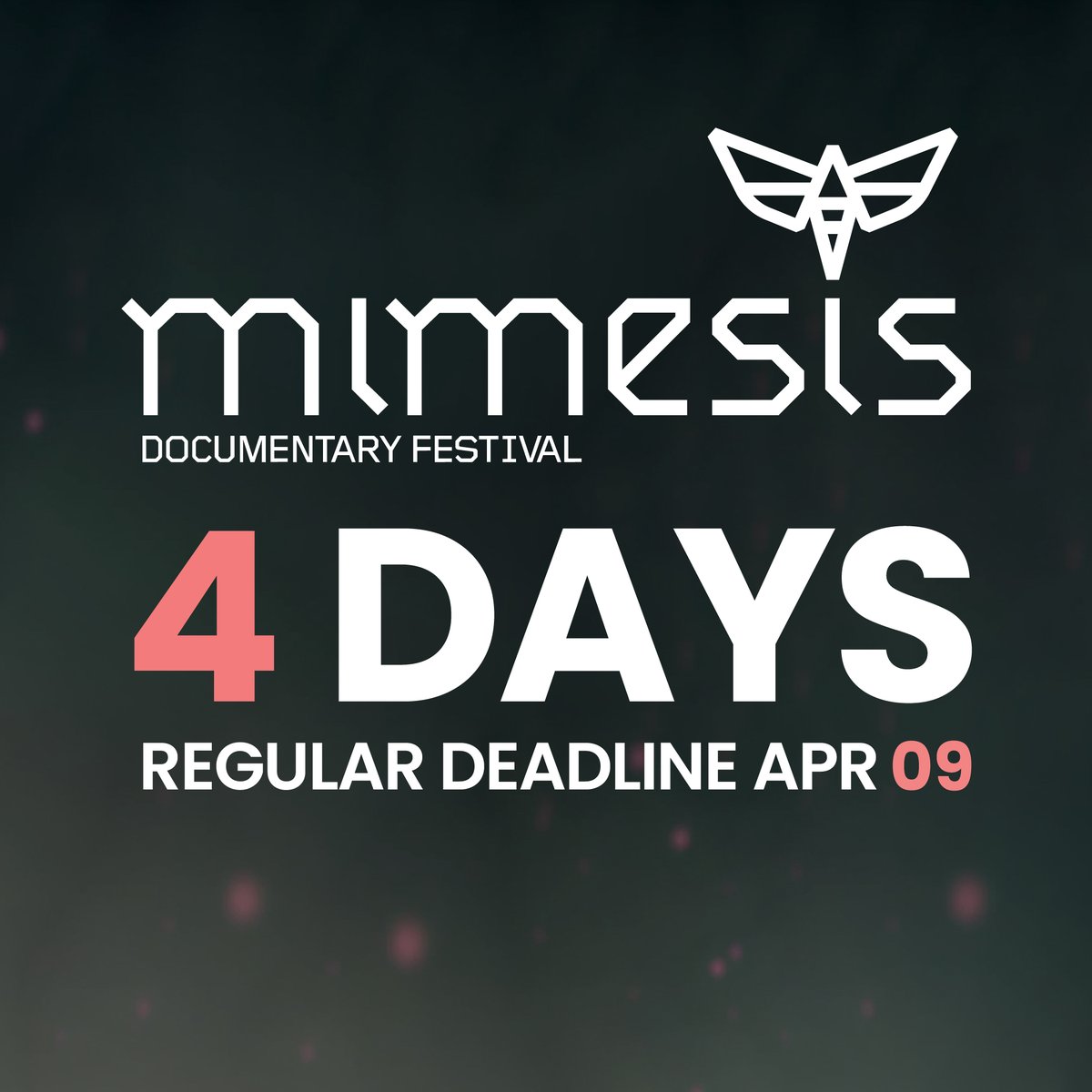 Free submissions for current University of Colorado students. 
50% off for University of Colorado alumni.
50% off for previously selected Mimesis artists.
filmfreeway.com/MimesisDocFest