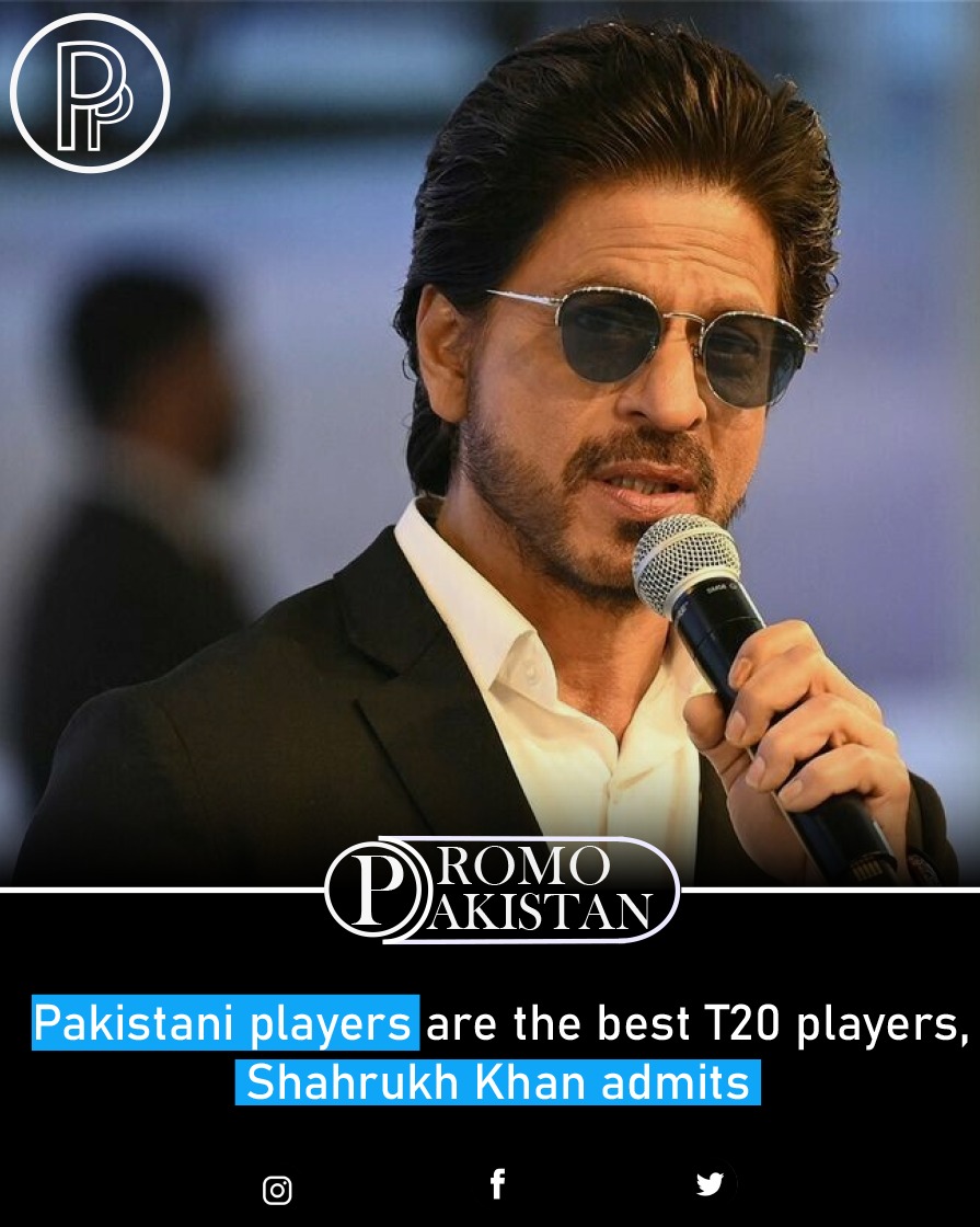 PromoPakistan's tweet photo. Shahrukh Khan insisted on adding Pakistani cricketers in IPL.

#promopakistan #shahrukhkhan https://t.co/tvOBPrCqJW