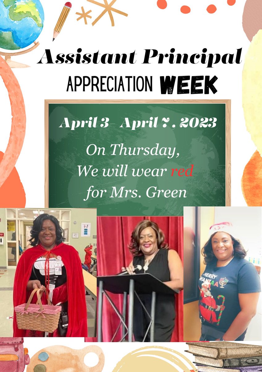 We had an amazing week celebrating Mrs.Green for Assistant Principal Appreciation Week! ♥️🎉 @99Ssgrn