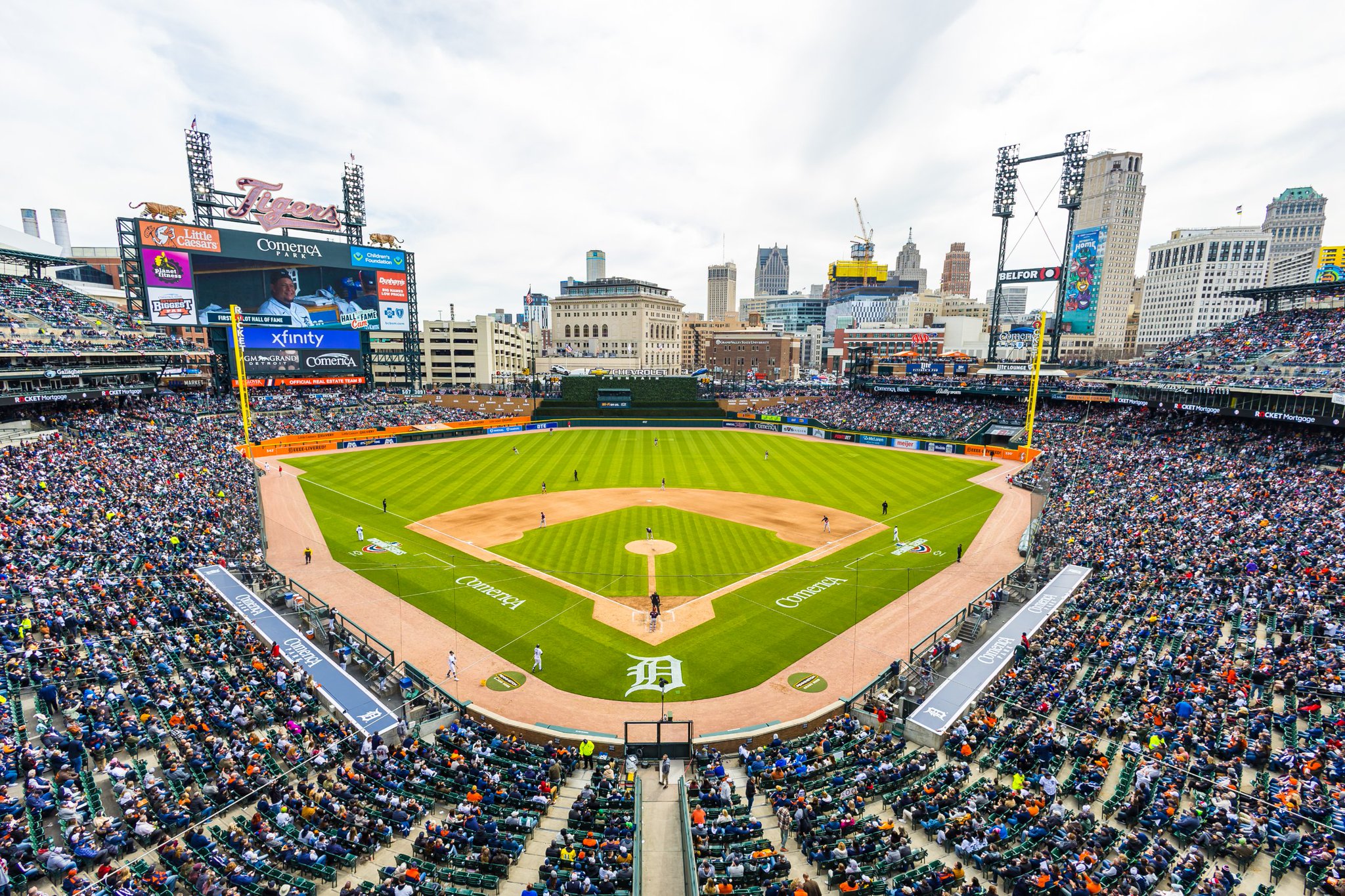 comerica park detroit tigers stadium